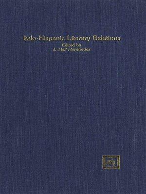 cover image of Italo-hispanic Literary Relations